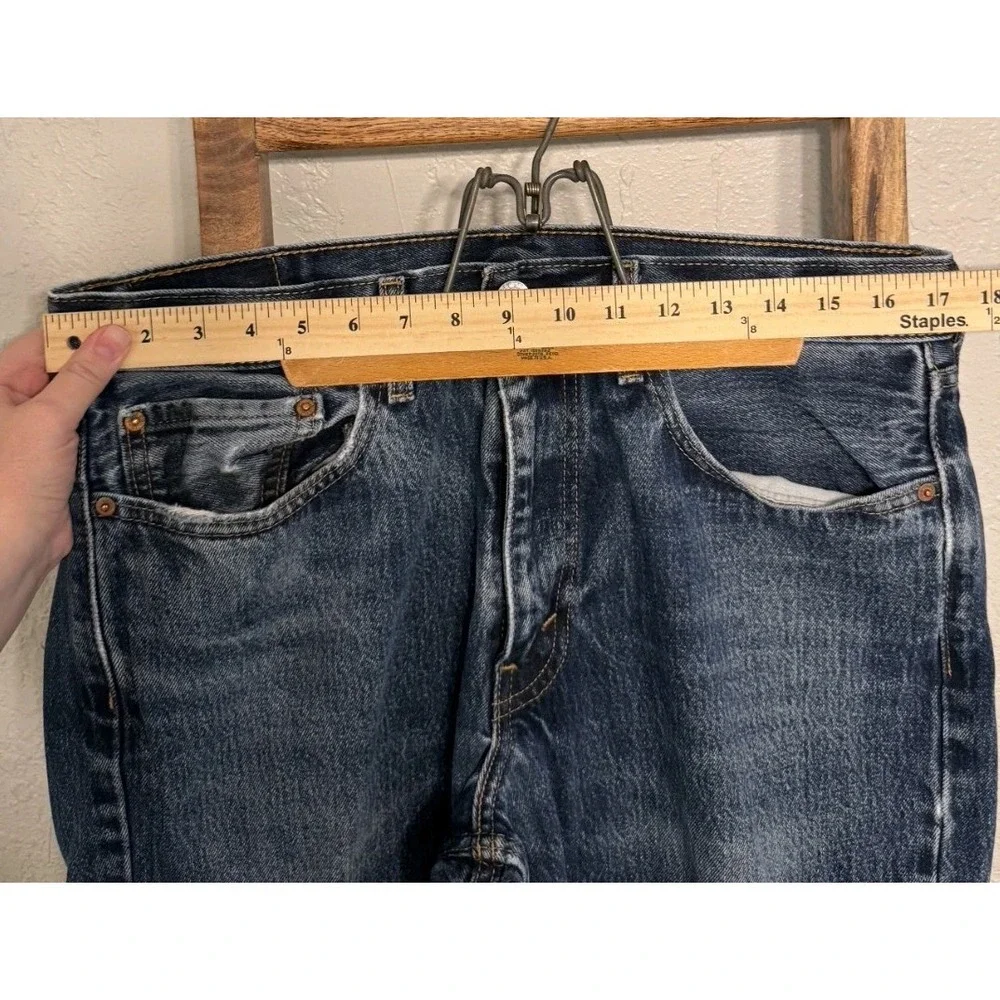 Levi Strauss 550 Men's Blue W34 L34.5 Relaxed Fit Denim Jeans